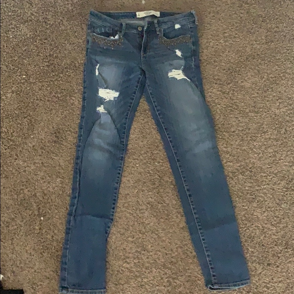 Abercrombie and Fitch Distressed Jeans
